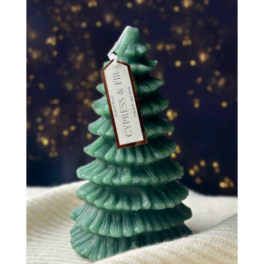 Vela Árbol Alto de Vacaciones – Abeto y Ciprés