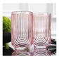 Vasos Rosa Rubor Apollo – Set de 4