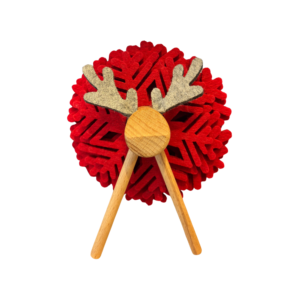 Portavasos Reno Navideño – Set de 8 Pz