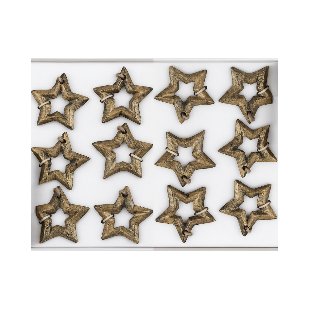 Ornamento Estrella Well Dressed – Set de 12