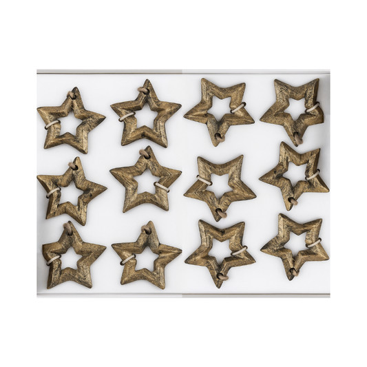 Ornamento Estrella Well Dressed – Set de 12