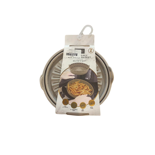 Canastas Plegables de Silicona para Air Fryer – Set de 2