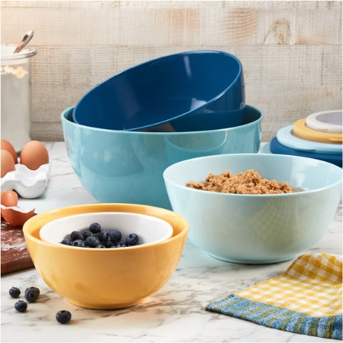 Set de 5 Bowls de Melamina con Tapa