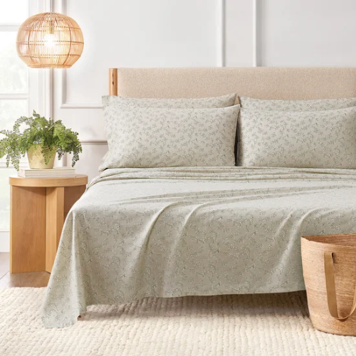 Sábanas Algodón Orgánico 300 Hilos Queen - Harold Branches