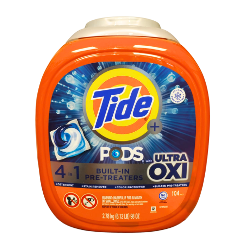 Detergente Pods Tide 4 en 1 - Ultra Oxi
