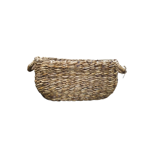 Canasto Rectangular Agarradera Caramelo Oscuro