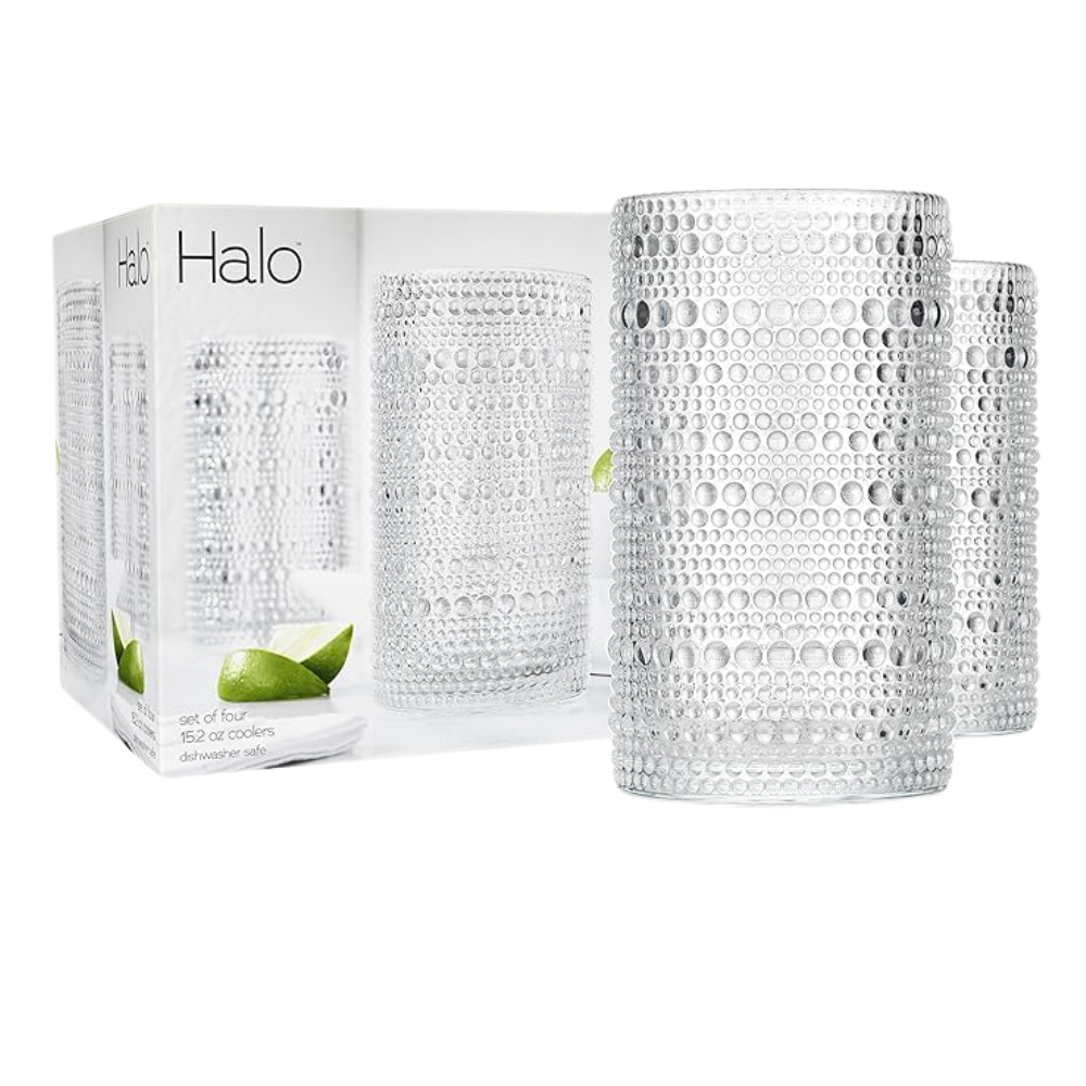 Vasos Transparentes 15,2 oz - Set de 4