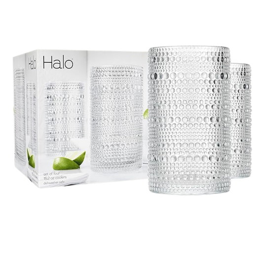 Vasos Transparentes 15,2 oz - Set de 4
