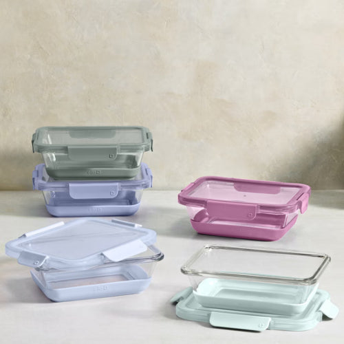 Set de 5 Recipientes de Vidrio con Tapa - Ello (10 pz)