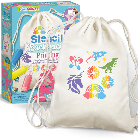 Kit de Estampado con Stencil para Mochila