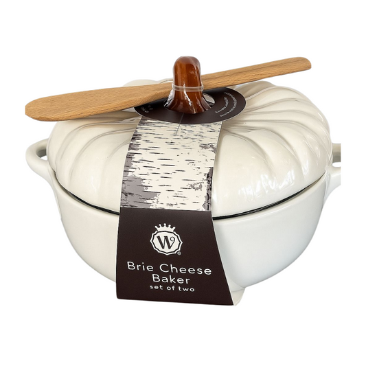 Cacerola de Brie Calabaza Blanca