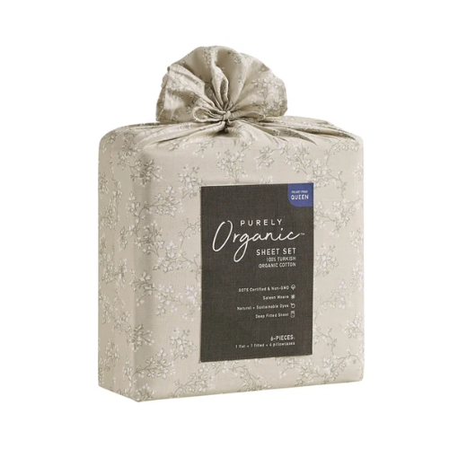 Sábanas Algodón Orgánico 300 Hilos Queen - Harold Branches