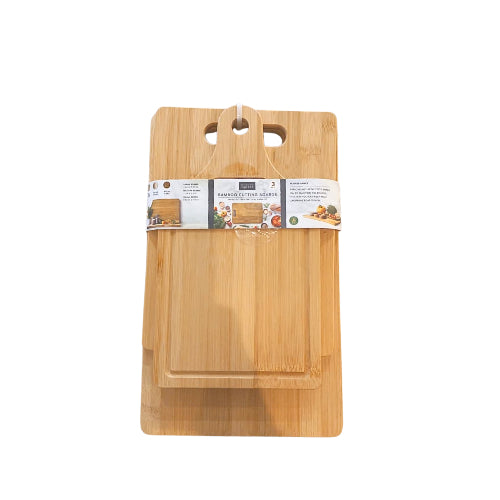 Tablas para Cortar de Bambú - 3 Piezas