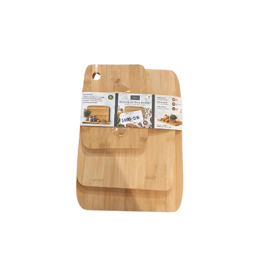 Tablas para Cortar de Bambú - 3 Piezas
