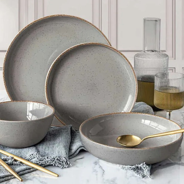 Juego de Vajilla Gray - 16 Pz