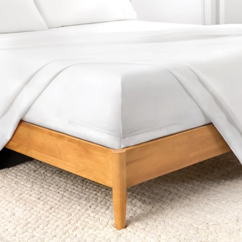 Sábanas Algodón Orgánico 300 Hilos Queen - White